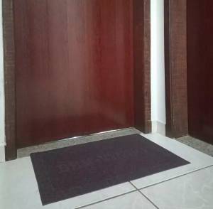 Tapete Bem Vindo Vinil Marrom