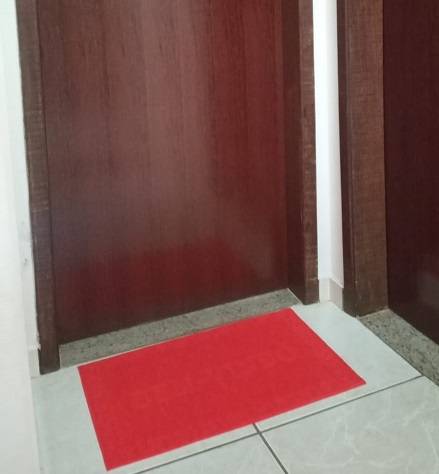Tapete Bem Vindo Vinil Vermelho