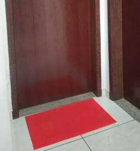 Tapete Bem Vindo Vinil Vermelho