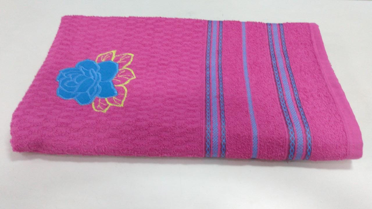 Toalha De Banho Gigante Rosa